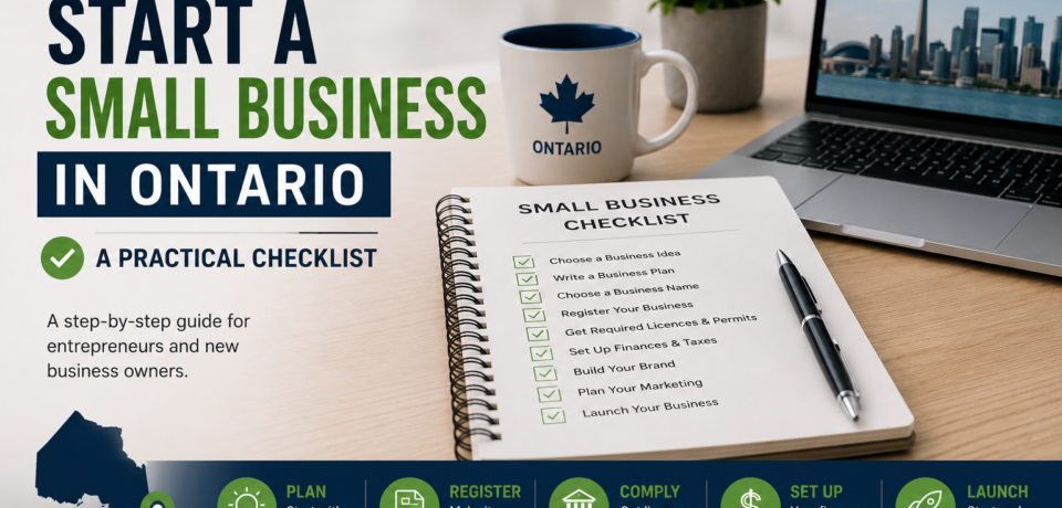 How to Start a Small Business in Ontario: A Practical Checklist by Canada Growth Partners Advisory Inc How to Start a Small Business in Ontario: A Practical Checklist by Canada Growth Partners Advisory Inc