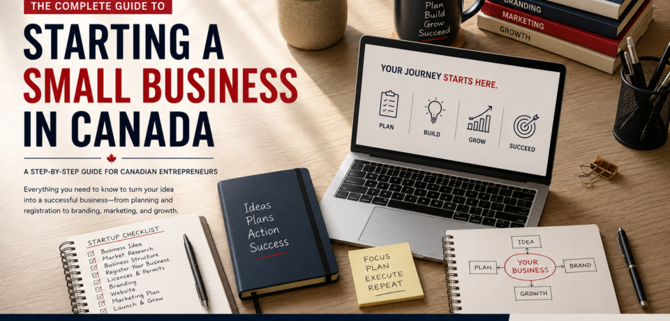 The Complete Guide to Starting a Small Business in Canada The Complete Guide to Starting a Small Business in Canada